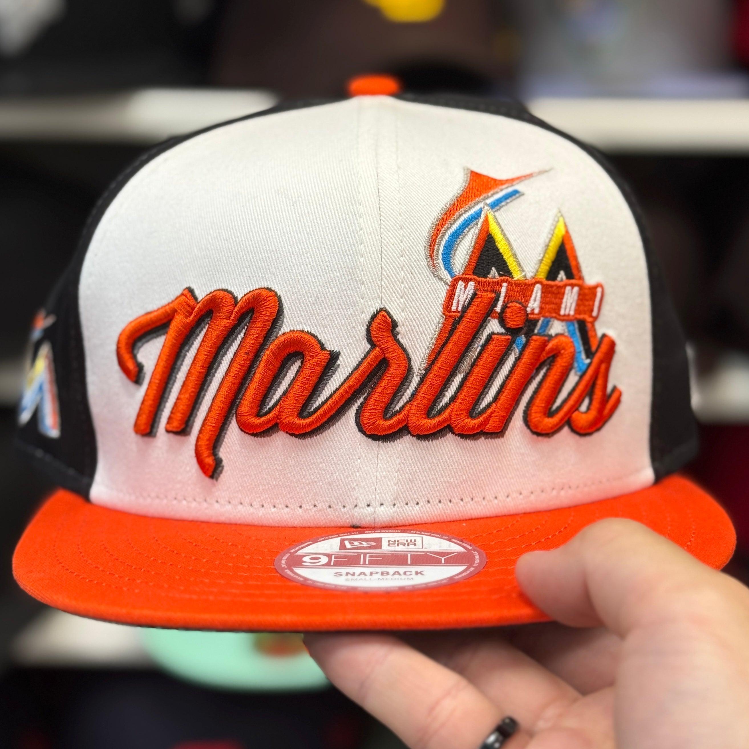 New Era Miami Marlins 'Script Logo' Multicolor Vintage 9FIFTY Snapback - Product Image