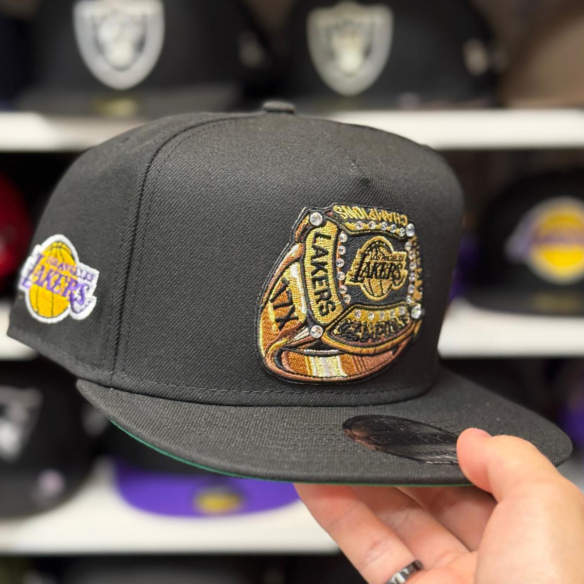 New Era Los Angeles Lakers 'Diamond Championship Ring' Black 9FIFTY Snapback - Product Image