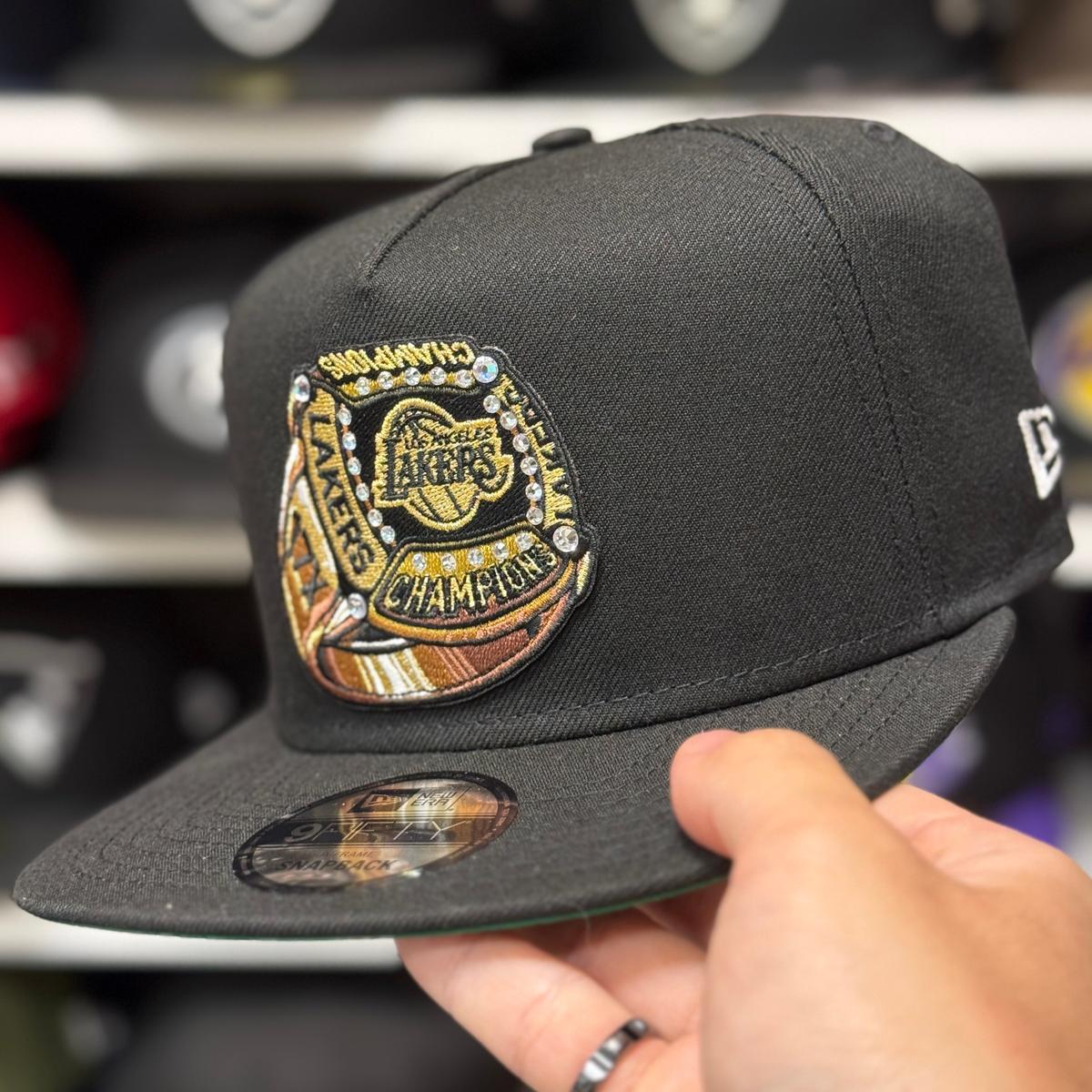 New Era Los Angeles Lakers 'Diamond Championship Ring' Black 9FIFTY Snapback - Product Image