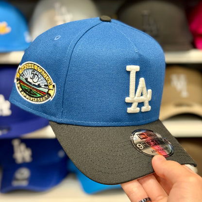 New Era LA Dodgers 50th A-Frame 9FORTY Snapback Blue/Black