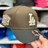 New Era Los Angeles Dodgers '46th Anniversary' A-Frame Brown/Black 9FORTY Snapback | Glow in the Dark