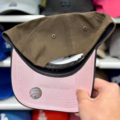 New Era A-Frame Dodgers 46th Anniversary 9FORTY Snapback Brown/Black/Gold