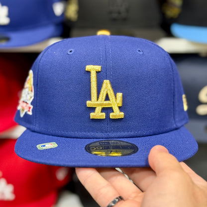 New Era LA Dodgers '2024 World Series Champions' 59FIFTY Fitted Hat Gold