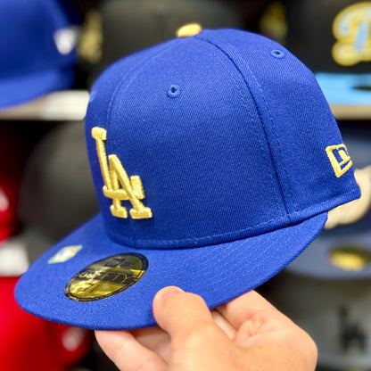 New Era LA Dodgers '2024 World Series Champions' 59FIFTY Fitted Hat Gold