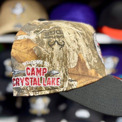 New Era A-Frame 'Jason Vorhees Friday the 13th'  9FORTY Snapback Real Tree Camo/Black