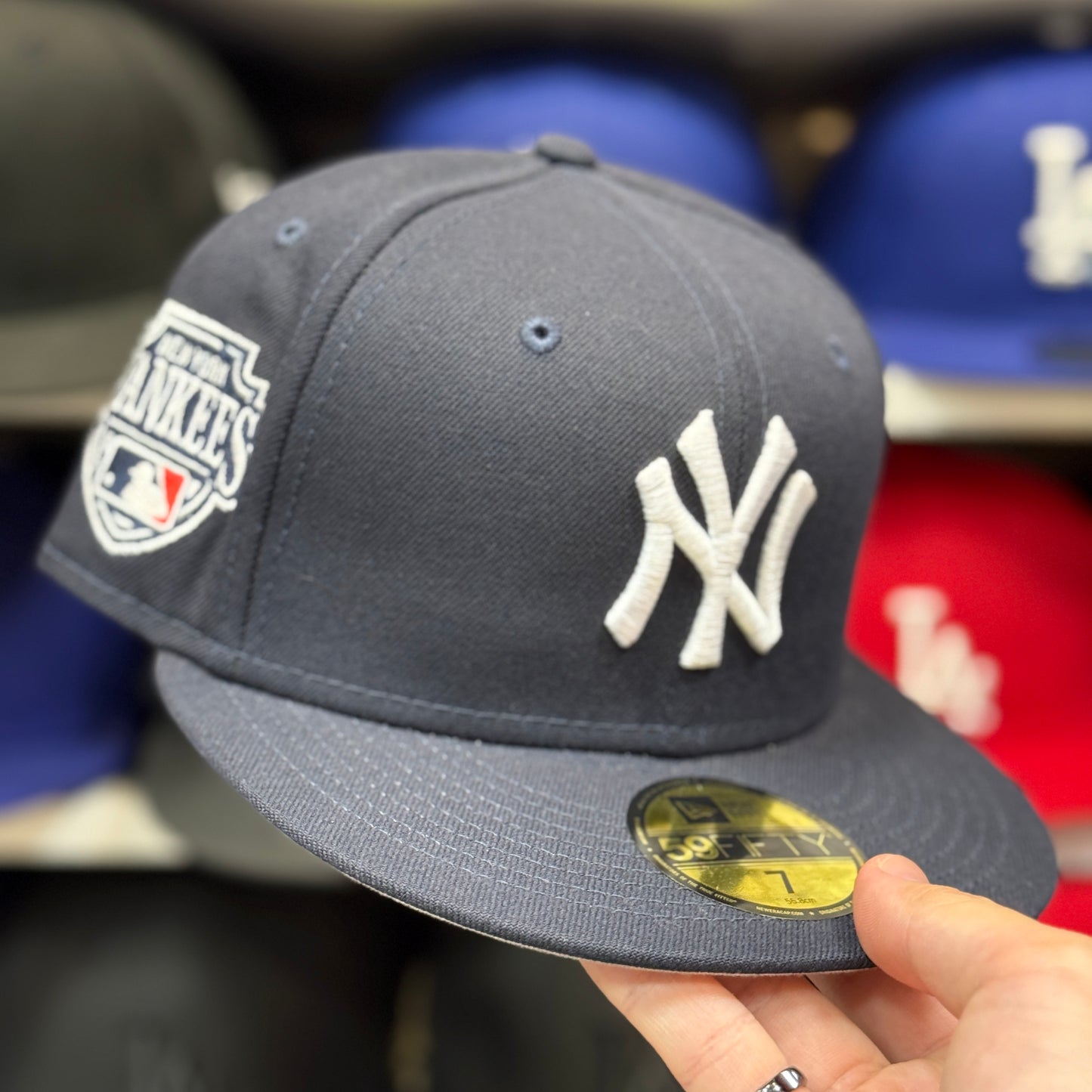New Era New York Yankees Navy/White 59FIFTY Fitted Hat | Size 7 3/8