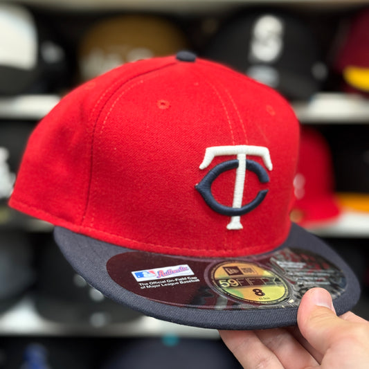 New Era Minnesota Twins Red/Black 59FIFTY Fitted Hat