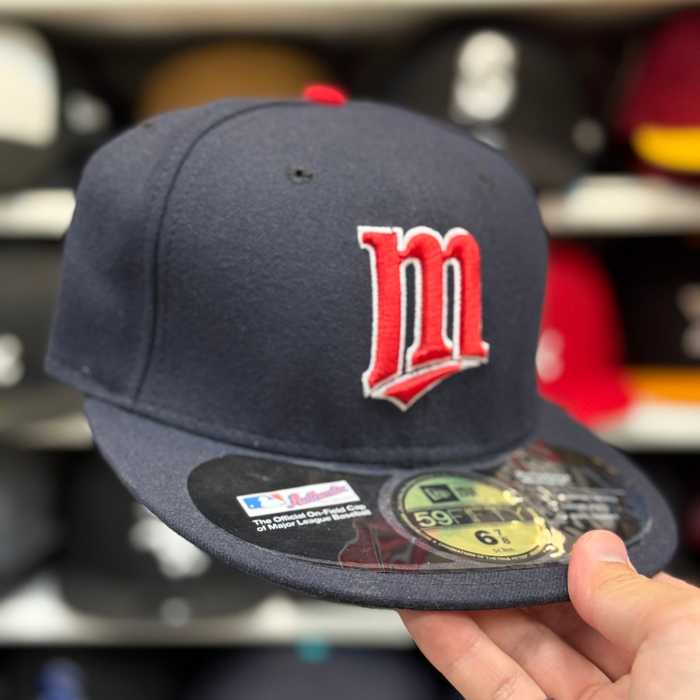 New Era Minnesota Twins Navy 59FIFTY Fitted Hat