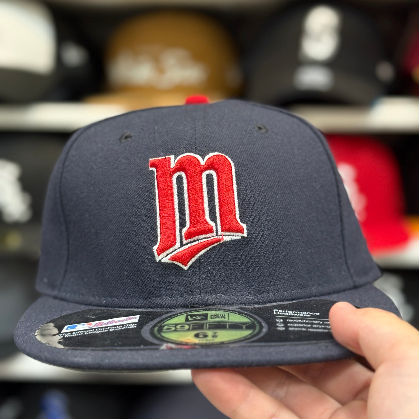 New Era Minnesota Twins Navy 59FIFTY Fitted Hat