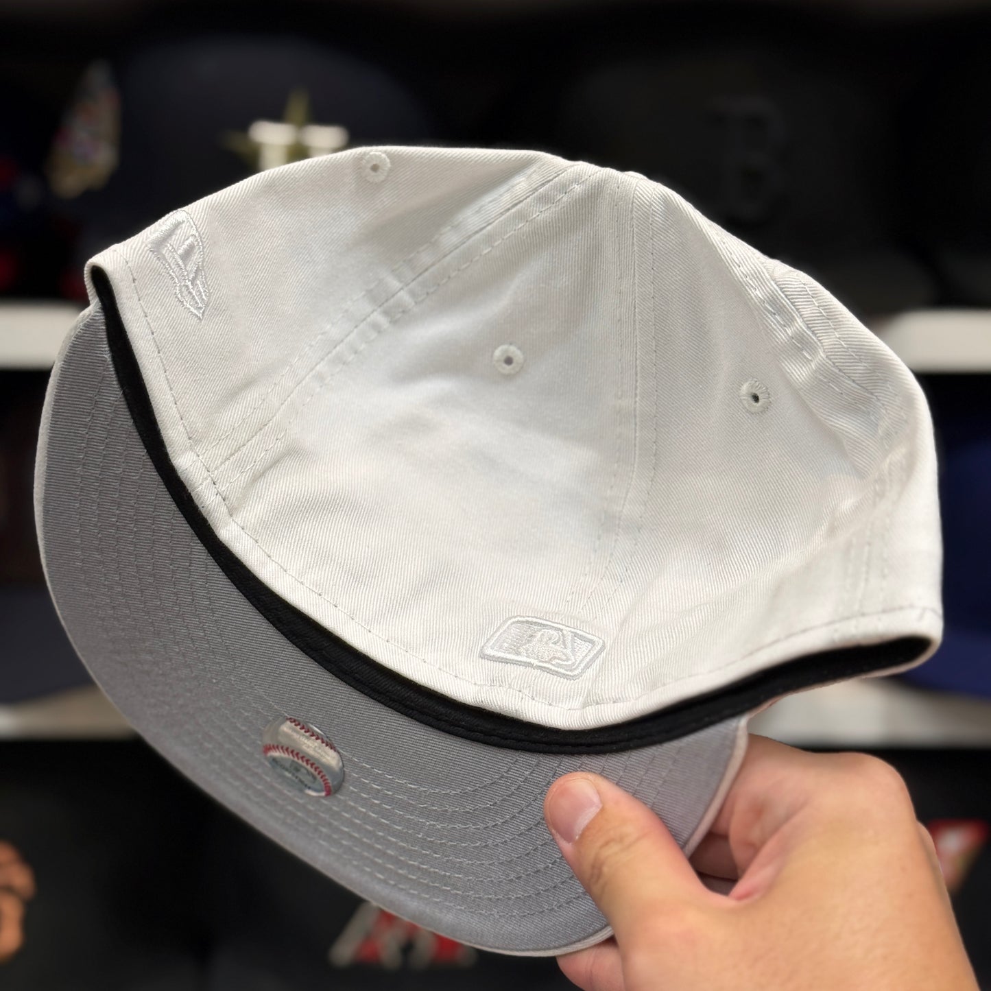 New Era Boston Red Sox White/White 9FIFTY Fitted Hat