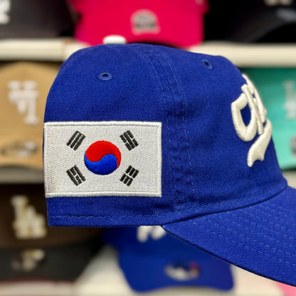 New Era LA Dodgers Korean Script Ball Cap 9TWENTY Blue