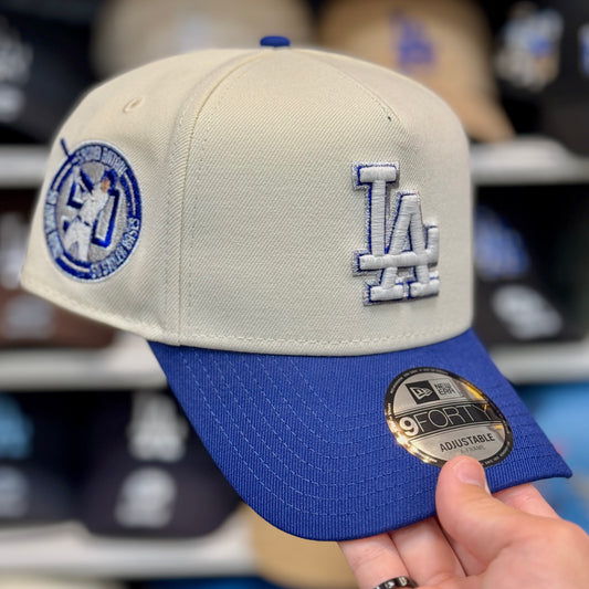 New Era A-Frame Dodgers Shohei Ohtani 9FORTY Snapback Creme/Blue/Chrome