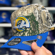 New Era Los Angeles Rams 'Super Bowl LVI Champions' A-Frame Realtree/Blue 9FIFTY Snapback - Product Image
