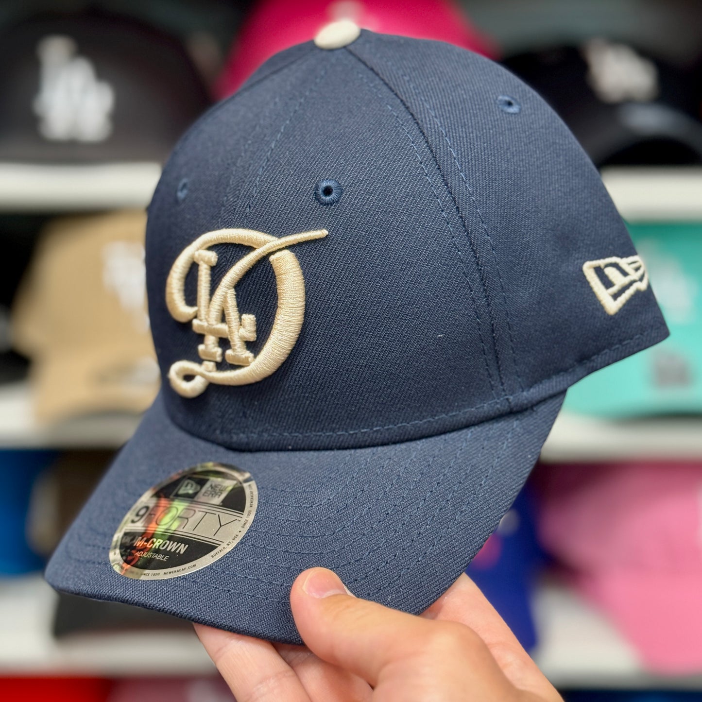 New Era Dodgers City Connect 9FORTY Snapback Blue/Bronze