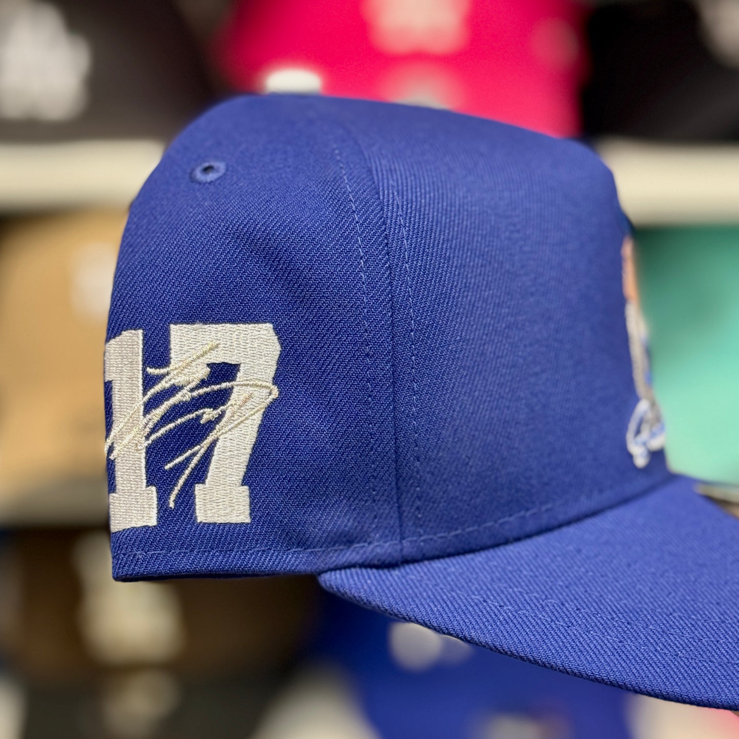 New Era Los Angeles Dodgers '#17 Shohei Ohtani Signature' A-Frame 9FIFTY Snapback Blue