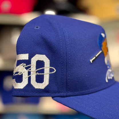 New Era Los Angeles Dodgers '#50 Mookie Betts Signature' A-Frame 9FIFTY Snapback Blue