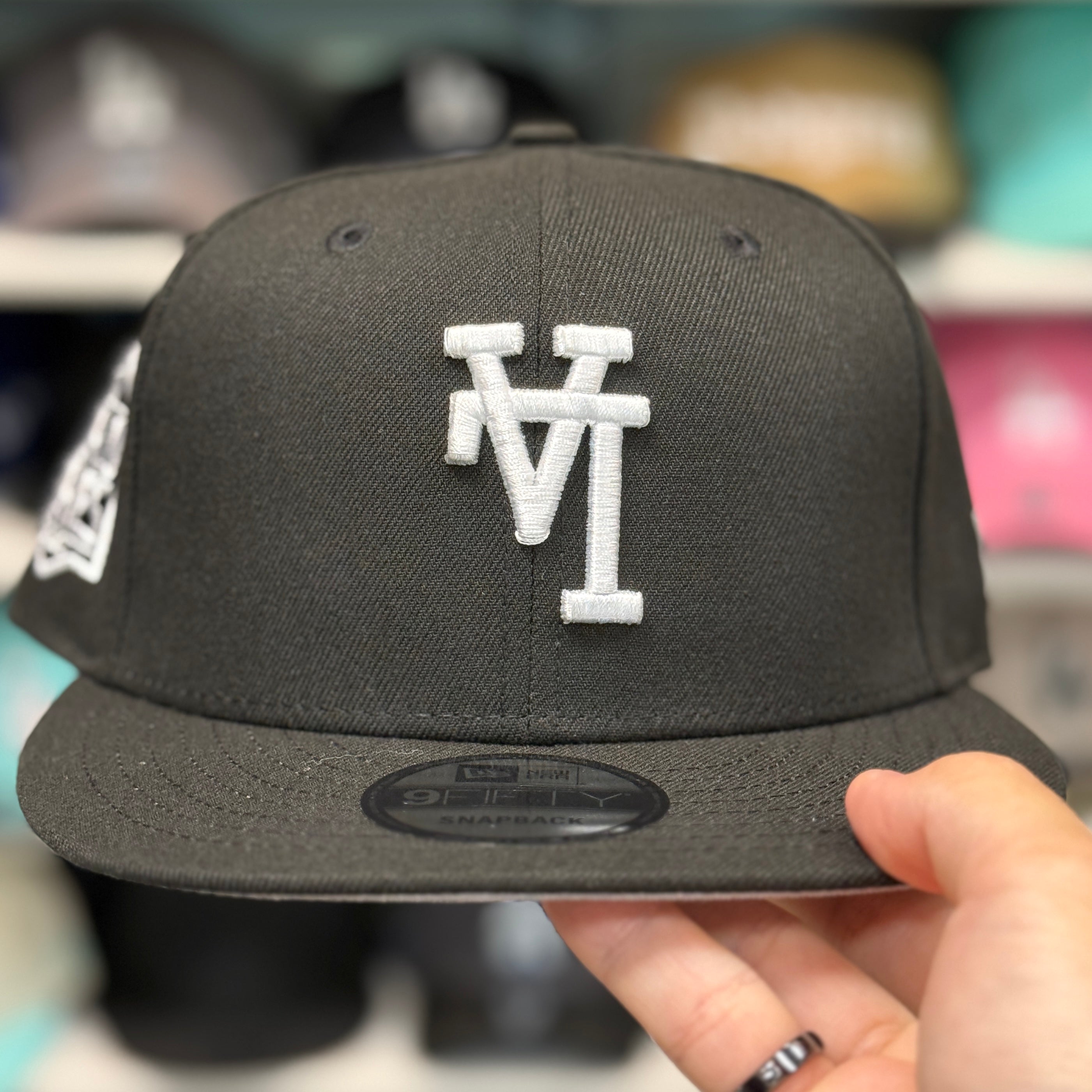 New Era Los Angeles Dodgers Upside Down '2020 World Series' Black 9FIFTY Snapback - Product Image