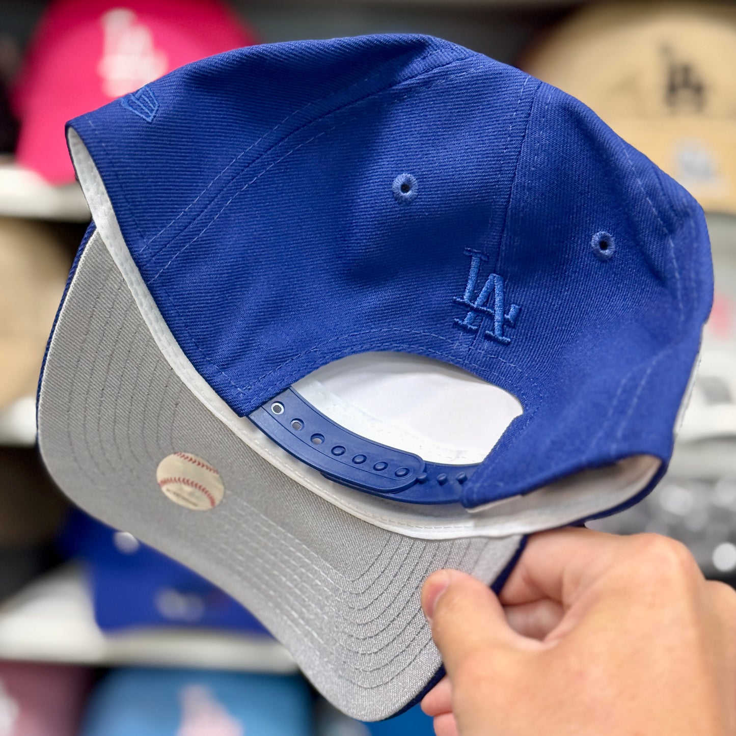 New Era Los Angeles Dodgers 'Large Japanese Kanji' A-Frame 9FORTY Snapback Blue