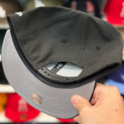 New Era Los Angeles Angels Upside Down Logo '50th Anniversary' Black 9FIFTY Snapback - Product Image