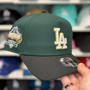 New Era Los Angeles Dodgers '40th Anniversary' A-Frame Dark Green/Black 9FORTY Snapback - Mistwood - Product Image