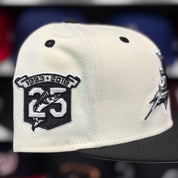 New Era Florida Marlins Upside Down '25th Anniversary' Creme/Black 9FIFTY Snapback - Product Image