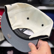 New Era Oakland Athletics Upside Down 'Rickey Henderson' Creme/Black 9FIFTY Snapback - Product Image