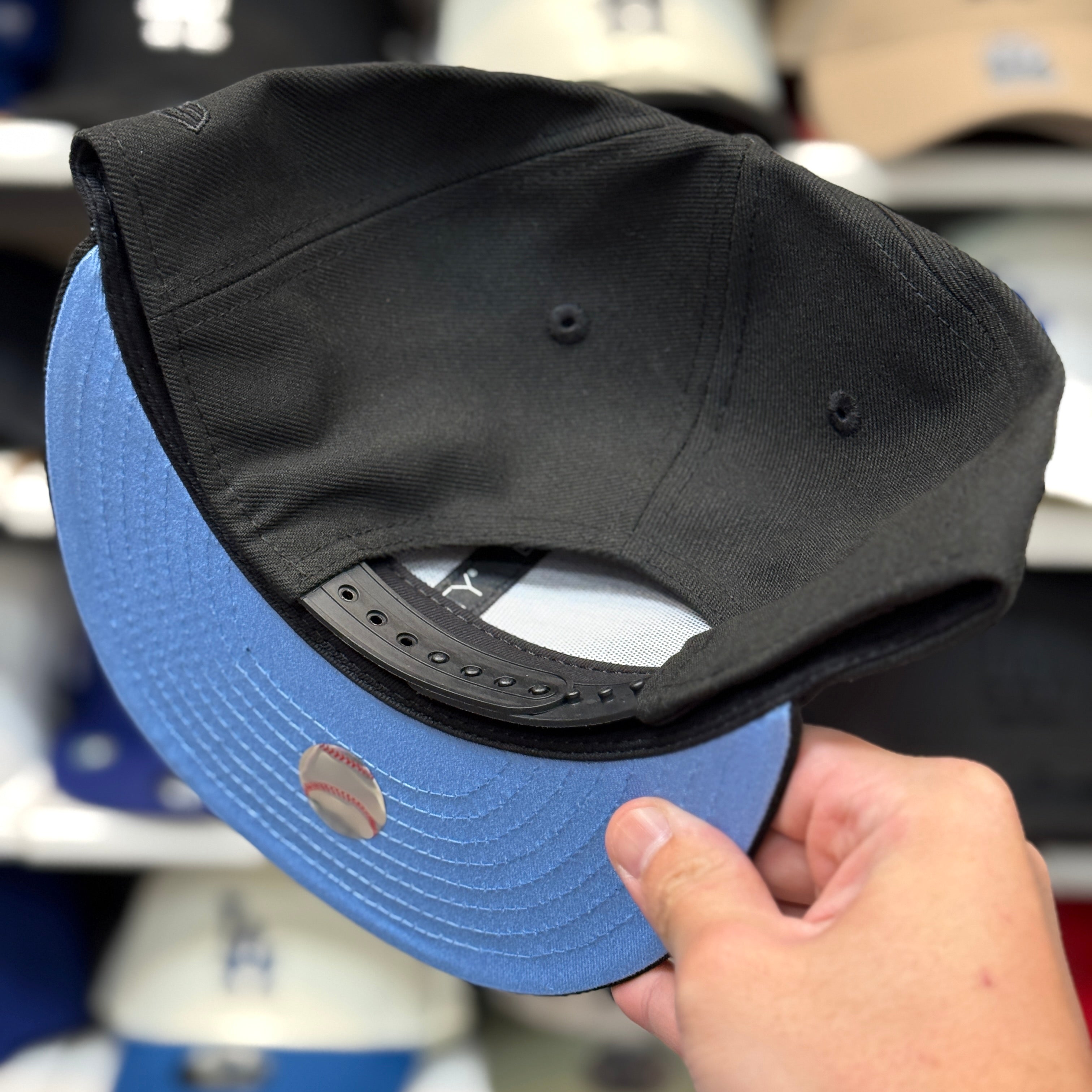 New Era Los Angeles Angels '35th Anniversary' Black/Blue 9FIFTY Snapback - Product Image