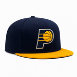 Indiana Pacers Navy/Yellow Mitchell & Ness Snapback