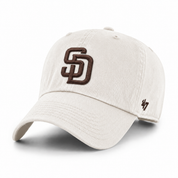 San Diego Padres '47 Brand Clean Up Adjustable Dad Cap - White