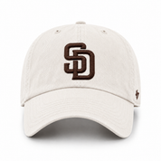 San Diego Padres '47 Brand Clean Up Adjustable Dad Cap - White