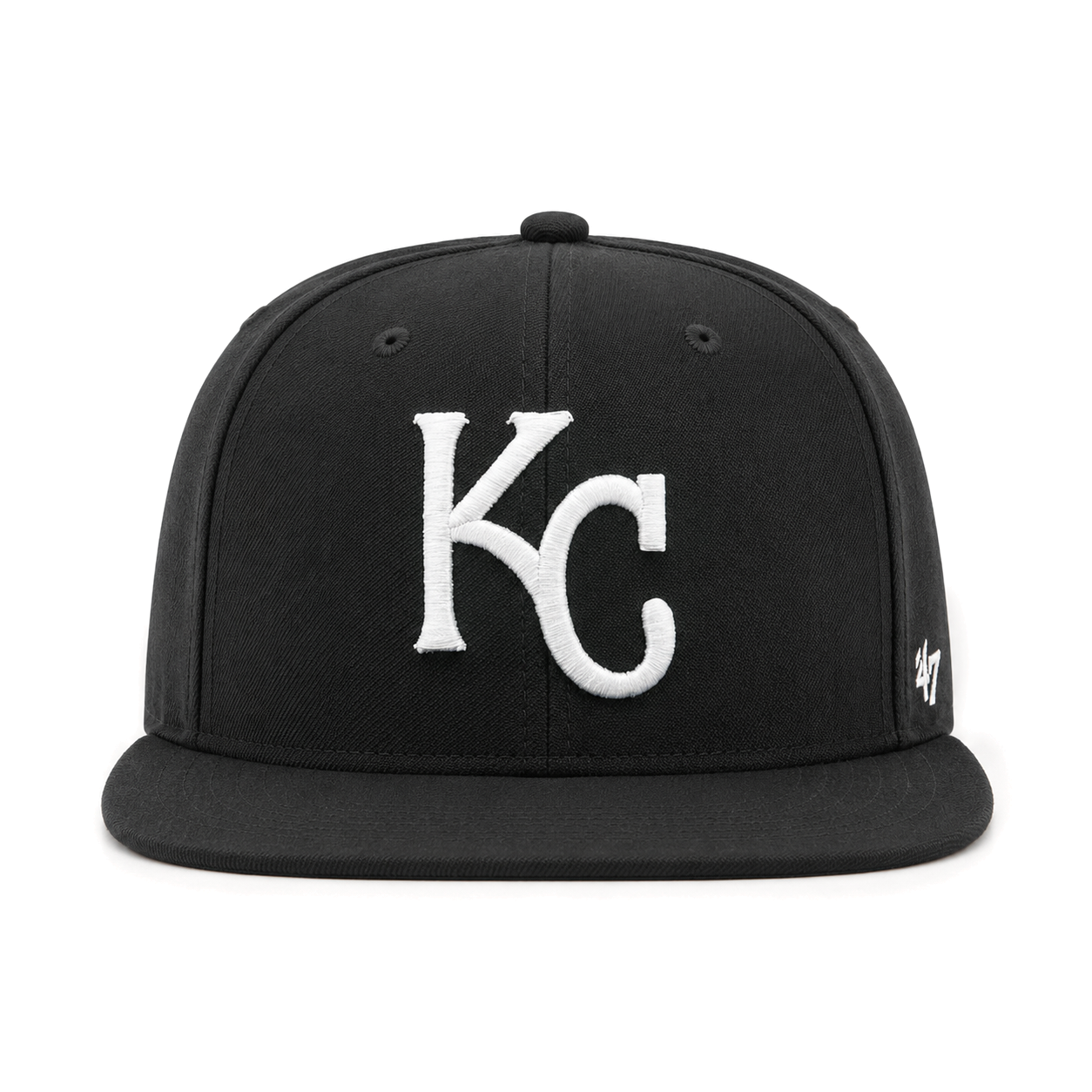 Kansas City Royals '47 Brand Captain Adjustable Snapback - Black - Product Image