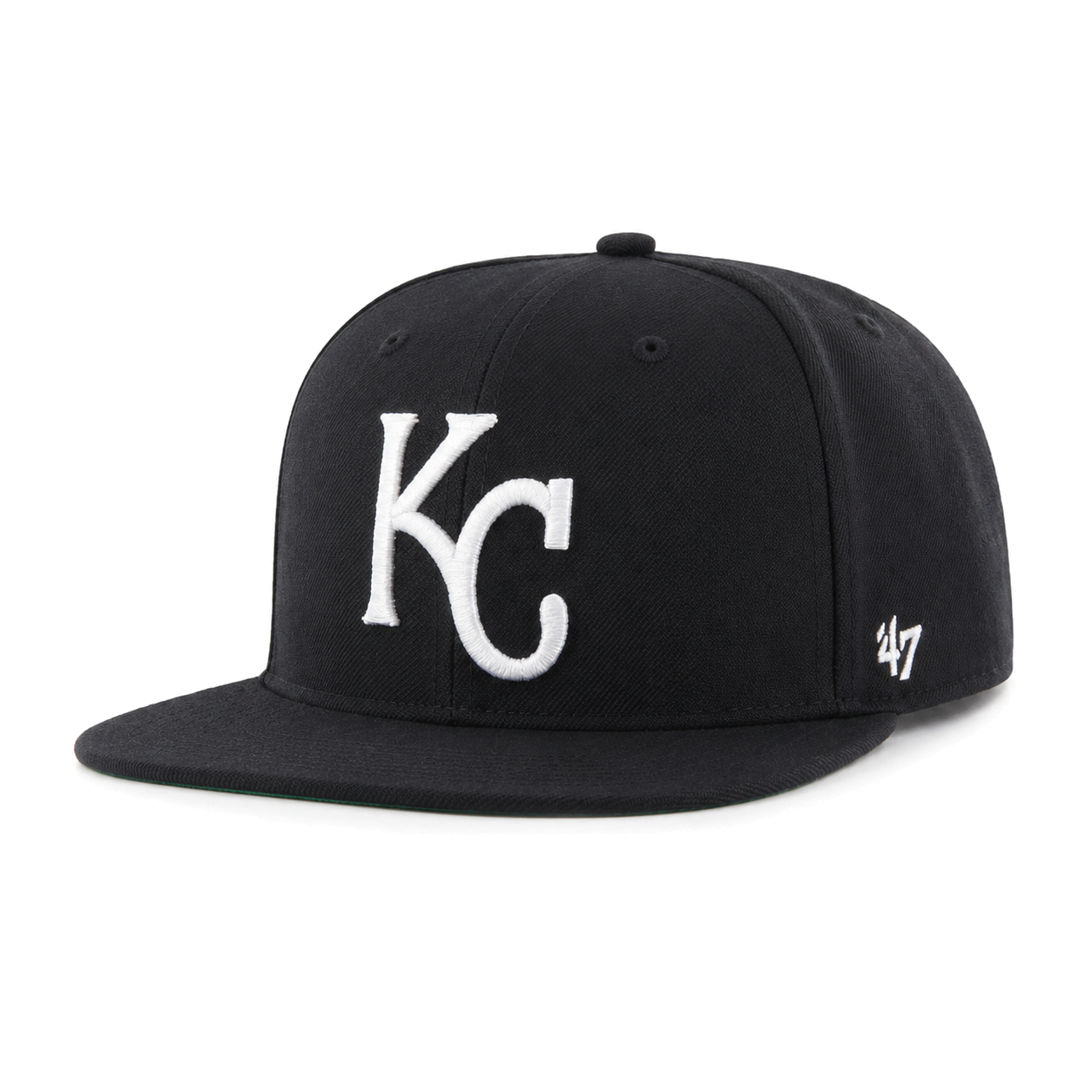 Kansas City Royals '47 Brand Captain Adjustable Snapback - Black - Product Image