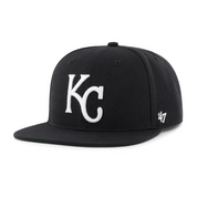 Kansas City Royals '47 Brand Captain Adjustable Snapback - Black - Product Image