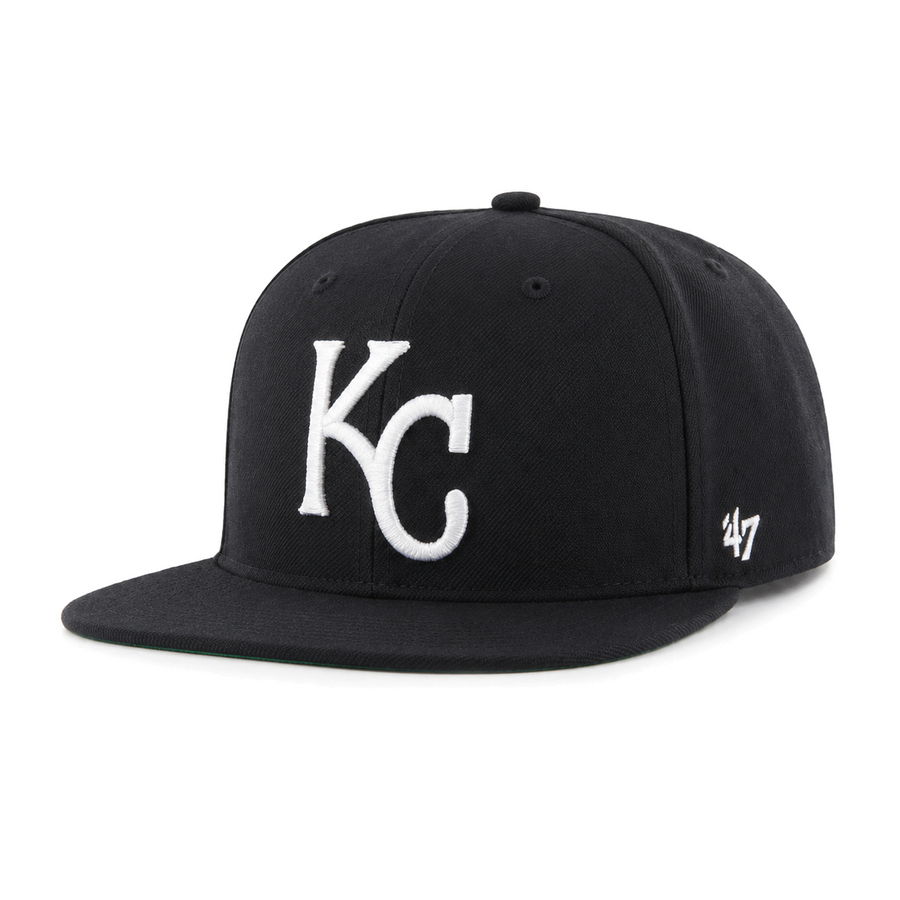 Kansas City Royals '47 Brand Captain Adjustable Snapback - Black - Product Image