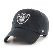 Las Vegas Raiders '47 Brand Clean Up Adjustable Dad Cap - Black - Product Image