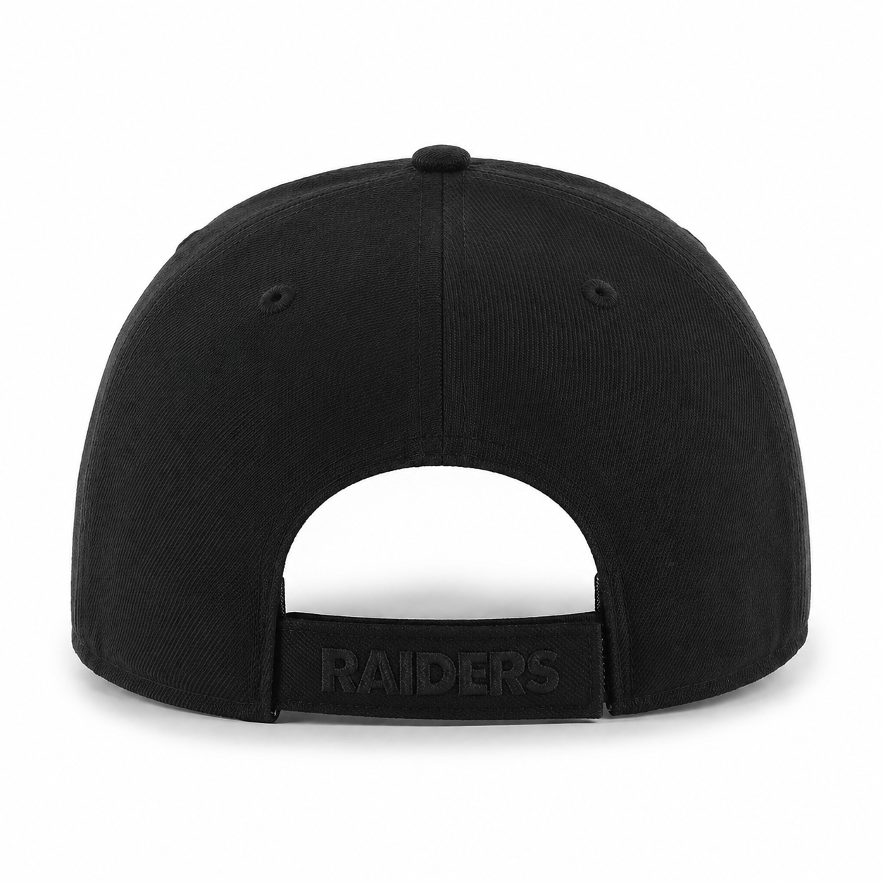 Las Vegas Raiders '47 Brand MVP Adjustable Baseball Cap - All Black - Product Image