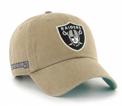 Las Vegas Raiders 'Super Bowl Xl' '47 Brand Clean Up Adjustable Dad Cap - Khaki - Product Image