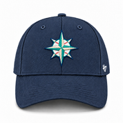 Seattle Mariners Compass '47 Brand MVP Adjustable Baseball Cap - Black - Product Image