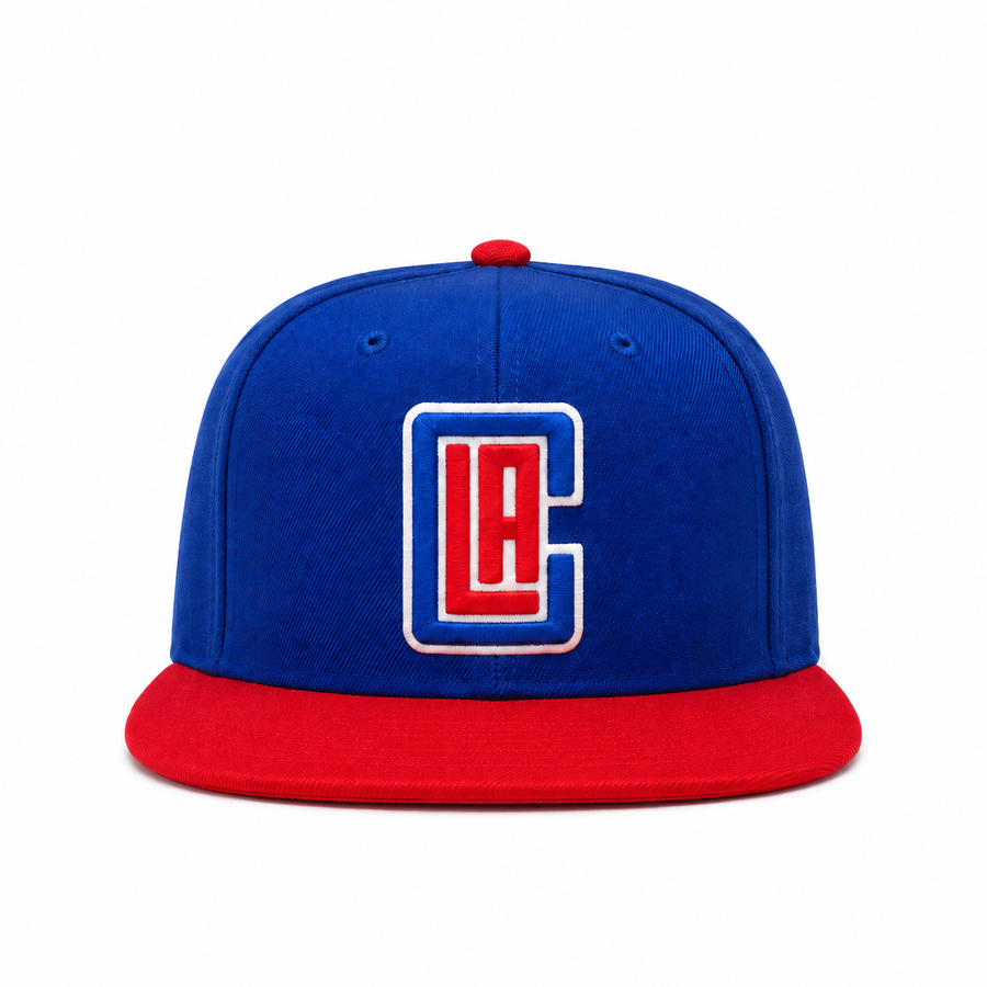 Los Angeles Clippers Blue/Red Mitchell & Ness Snapback - Product Image