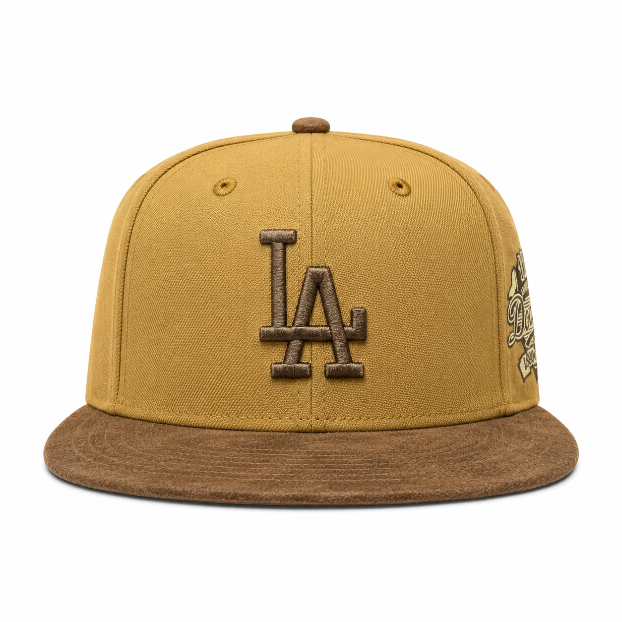 Los Angeles Dodgers '100th Anniversary' Suede Mitchell & Ness Adjustable Buckle - Product Image