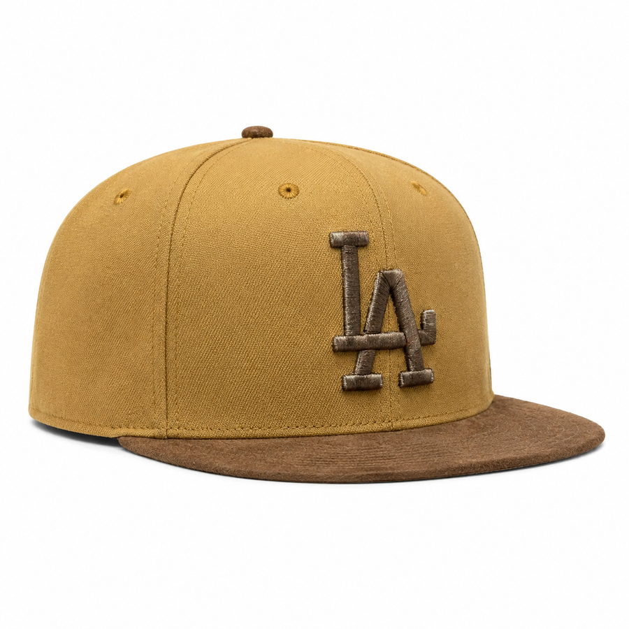 Los Angeles Dodgers '100th Anniversary' Suede Mitchell & Ness Adjustable Buckle - Product Image