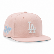 Los Angeles Dodgers '1988 World Series' '47 Brand Captain Adjustable Snapback - Pink - Product Image