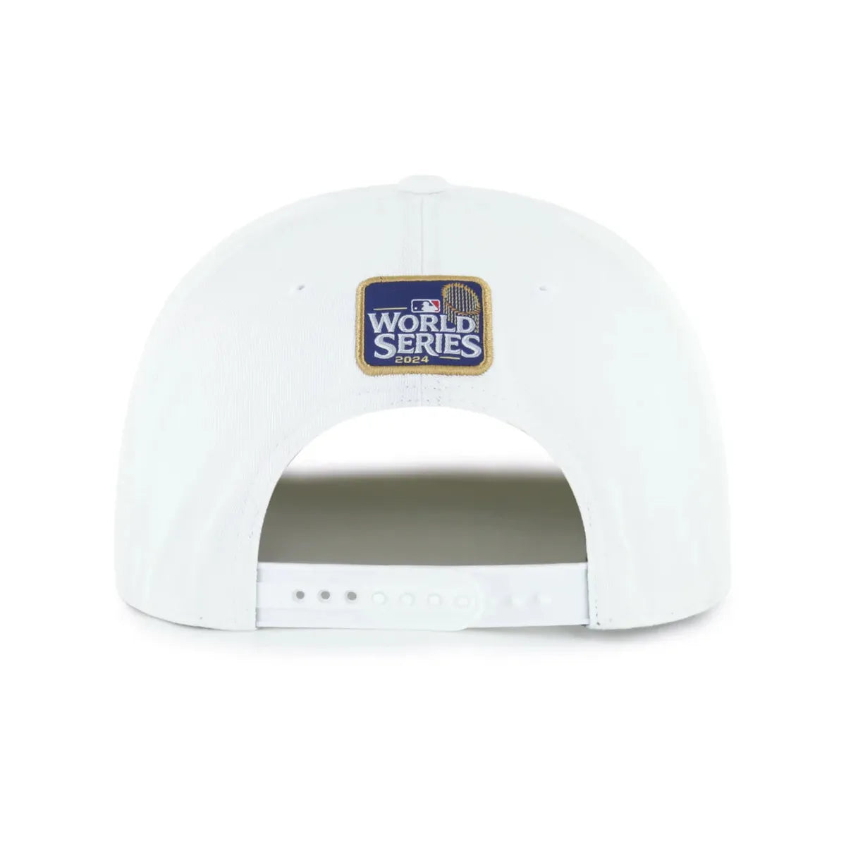 Los Angeles Dodgers '2024 World Series Champions' '47 Brand Hitch Adjustable Snapback - White - Product Image