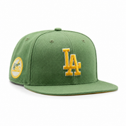 Los Angeles Dodgers '47 Brand Captain Adjustable Snapback - Olive - Product Image