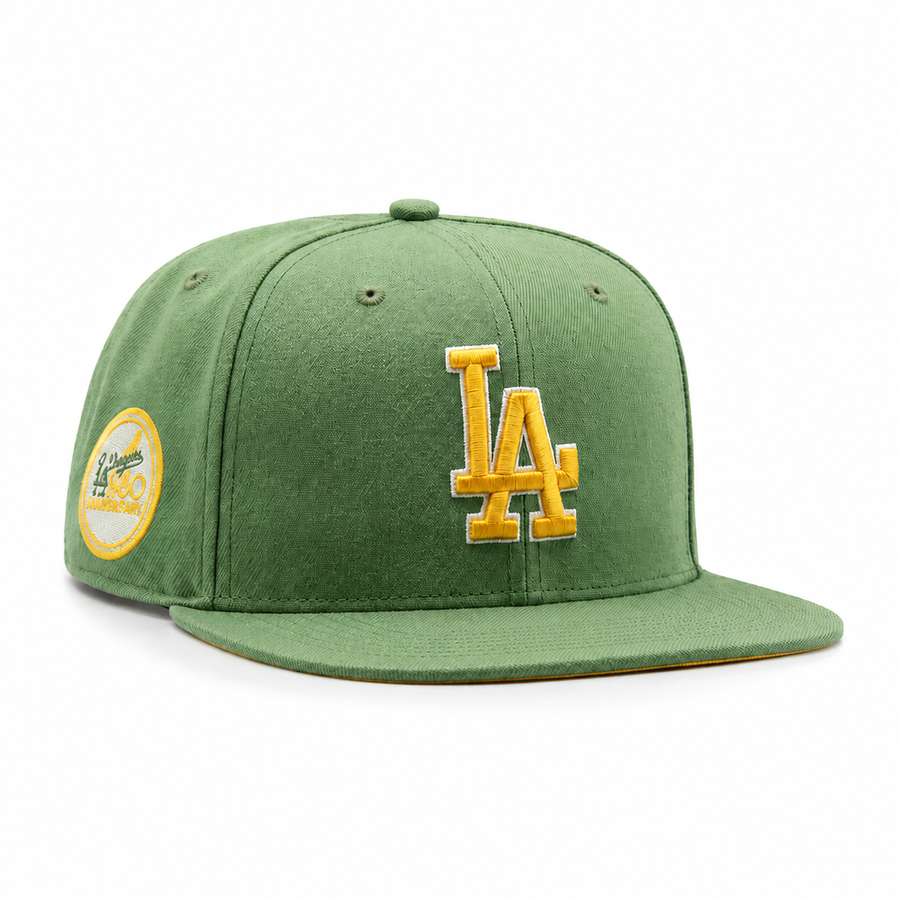 Los Angeles Dodgers '47 Brand Captain Adjustable Snapback - Olive - Product Image