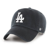 Los Angeles Dodgers '47 Brand Clean Up Adjustable Dad Cap - Black