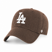 Los Angeles Dodgers '47 Brand Clean Up Adjustable Dad Cap - Brown - Product Image