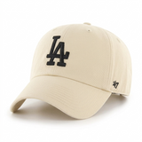 Los Angeles Dodgers '47 Brand Clean Up Adjustable Dad Cap - Creme