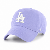 Los Angeles Dodgers '47 Brand Clean Up Adjustable Dad Cap - Lavendar - Product Image