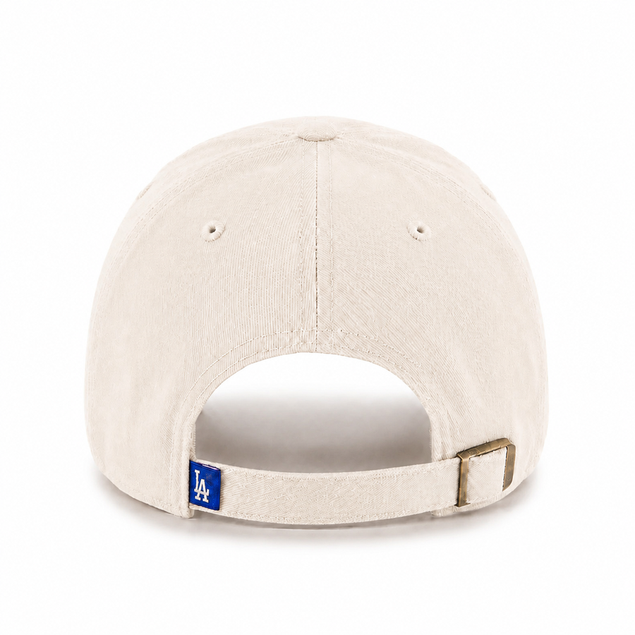 Los Angeles Dodgers '47 Brand Clean Up Adjustable Dad Cap - Natural White - Product Image